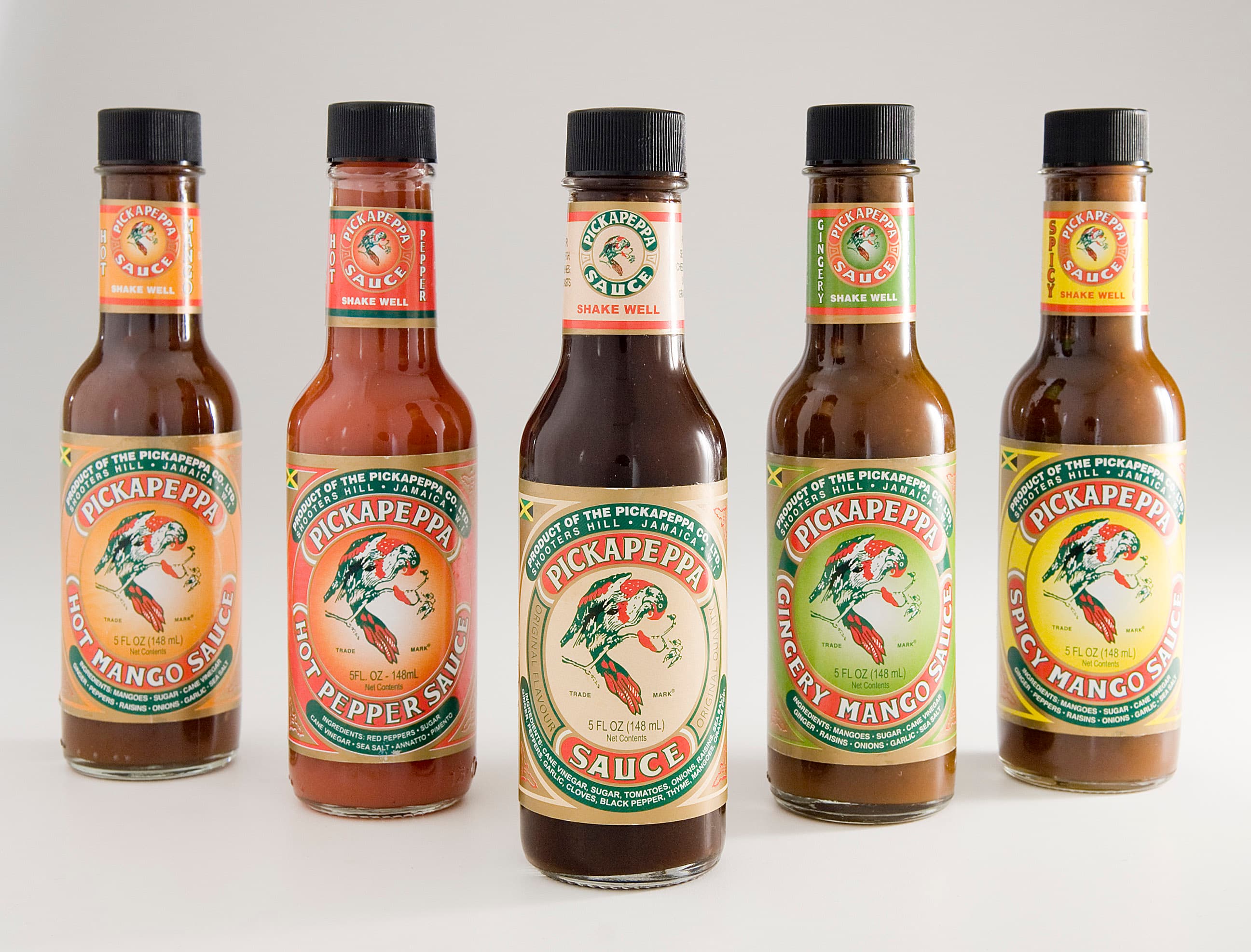 The Pickapeppa sauce family