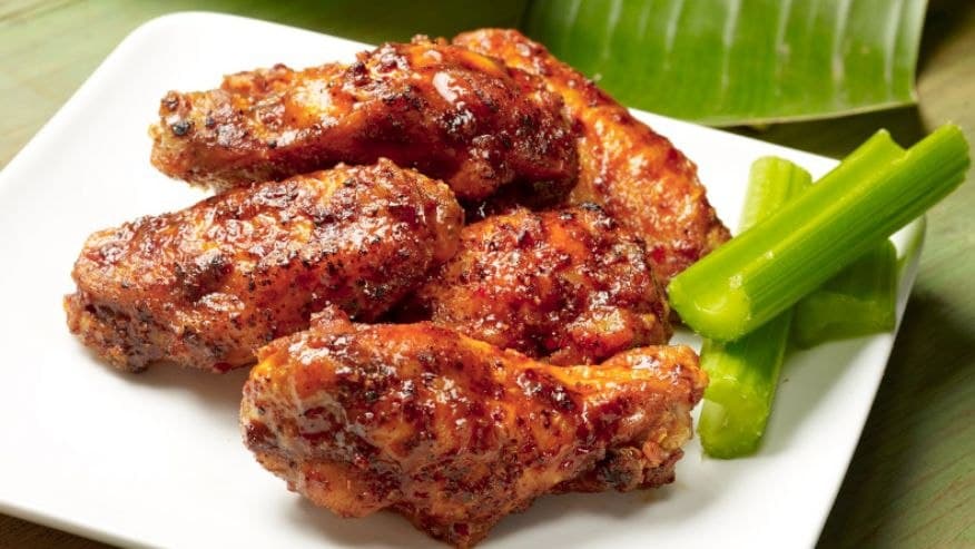 BAKED PICKAPEPPA BUFFALO-STYLE WINGS