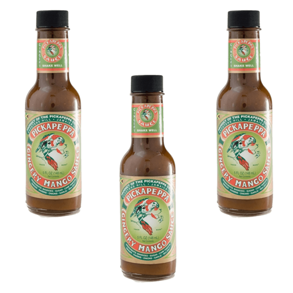 Pickapeppa Gingery Mango Sauce 5 oz Pack of 3